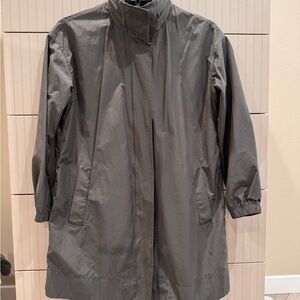 Eileen Fisher Women’s Charcoal Raincoat